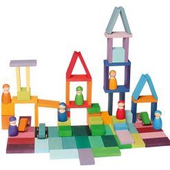 Klocki geometryczne 74-el.