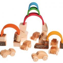 Klocki imitujące drewno