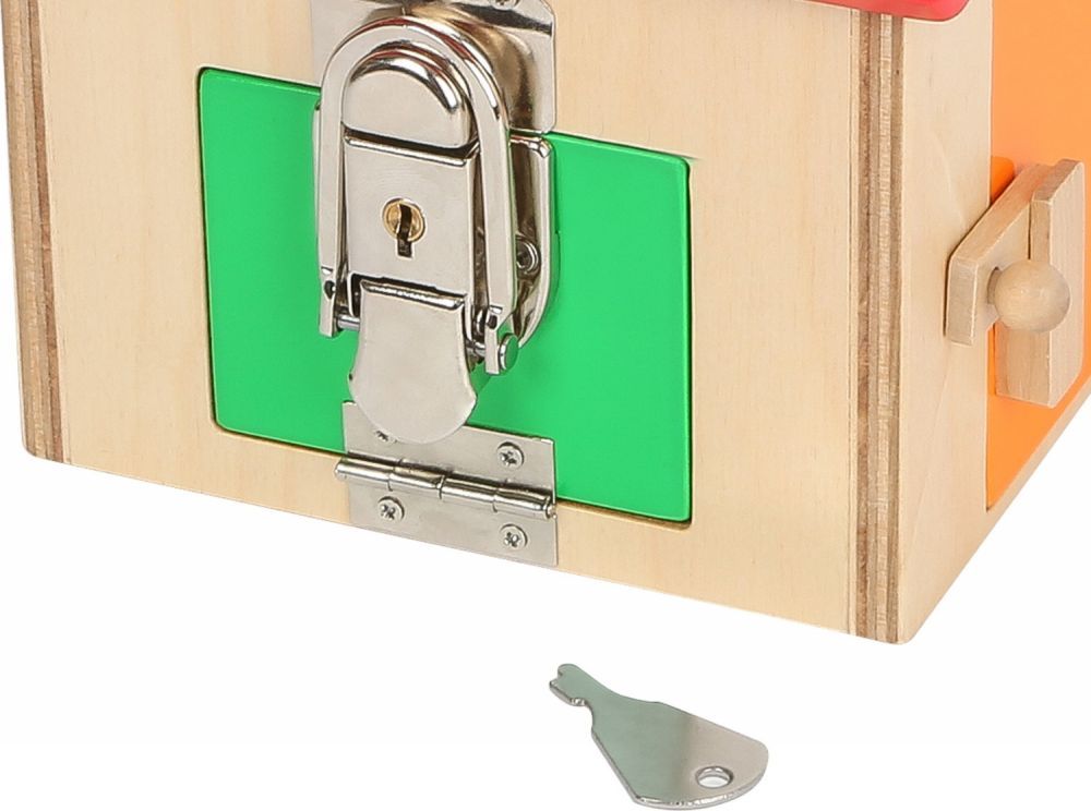 Kolorowy domek z zamkami Kolorowy domek z zamkami