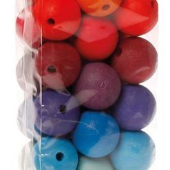 Korale 36 szt. tęczowe
