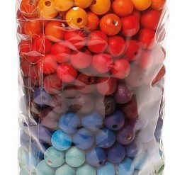 Koraliki 480 szt. tęczowe