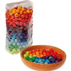 Koraliki 480 szt. tęczowe