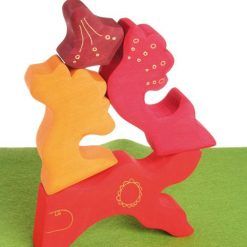 Kształty leśne czerwone