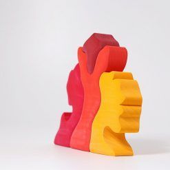 Kształty leśne czerwone