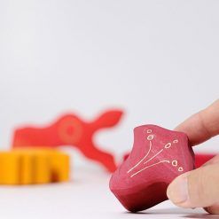 Kształty leśne czerwone