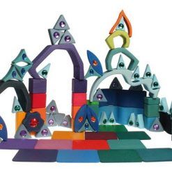 Mandala błyszcząca niebieska