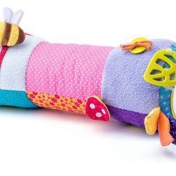 Mata edukacyjna z piłeczką i wałkiem do zabawy