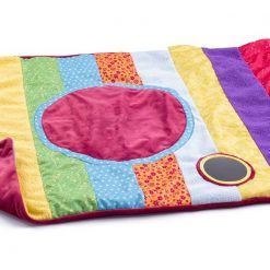 Mata edukacyjna z piłeczką i wałkiem do zabawy