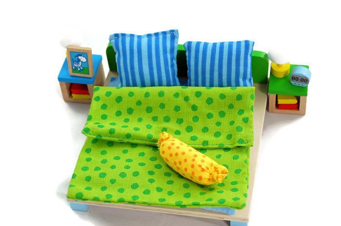 Mebelki dla lalek premium sypialnia Mebelki dla lalek premium sypialnia