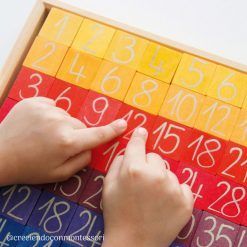 Nauka tabliczki mnożenia tęczowa