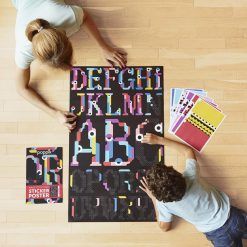 Wyklejanka pikselowa Alfabet