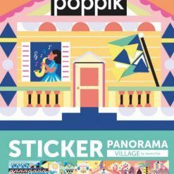 Wyklejanka pikselowa Wioska