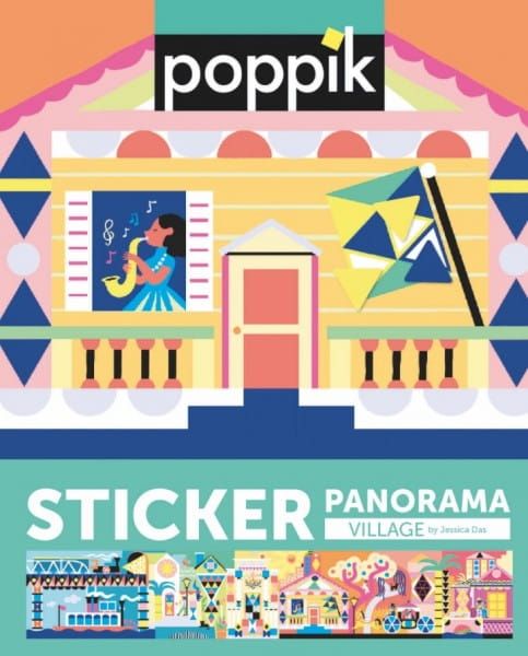 Wyklejanka pikselowa Wioska Wyklejanka pikselowa Wioska