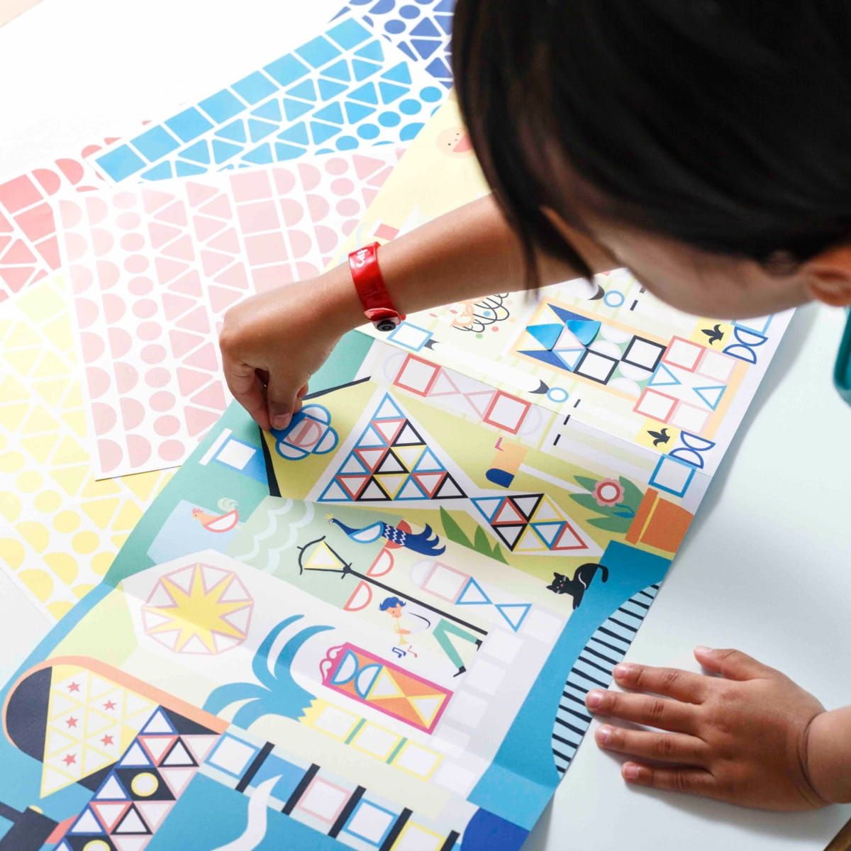 Wyklejanka pikselowa Wioska Wyklejanka pikselowa Wioska