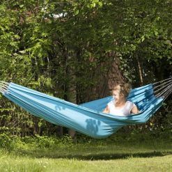 Hamak dwuosobowy bez poprzeczek Florida Aqua