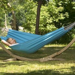 Hamak dwuosobowy bez poprzeczek Florida Aqua