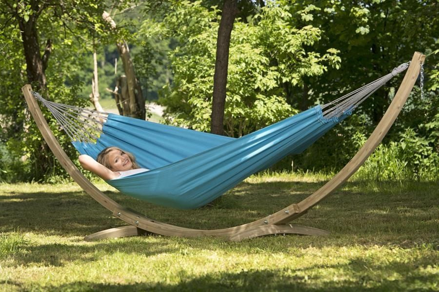 Hamak dwuosobowy bez poprzeczek Florida Aqua Hamak dwuosobowy bez poprzeczek Florida Aqua