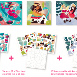 Naklejki - puzzle Księżniczki