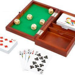 Pudełko do gry w karty i kości