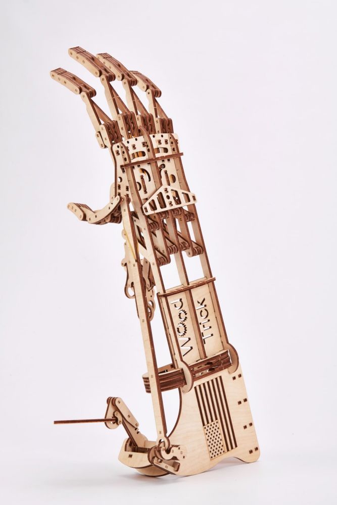 Puzzle 3D mechaniczna ręka Puzzle 3D mechaniczna ręka