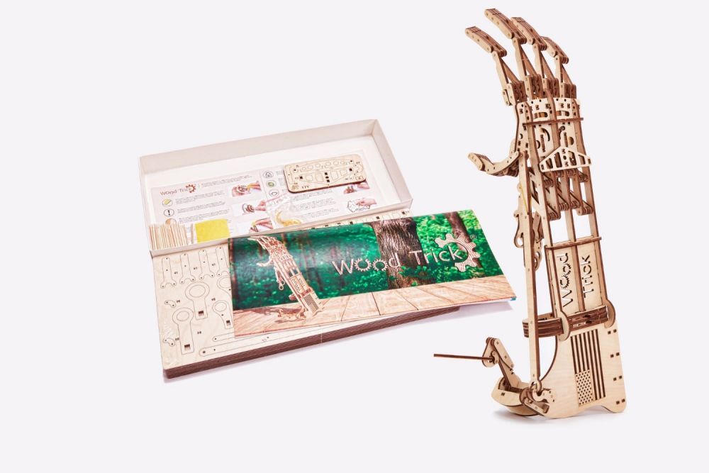 Puzzle 3D mechaniczna ręka Puzzle 3D mechaniczna ręka