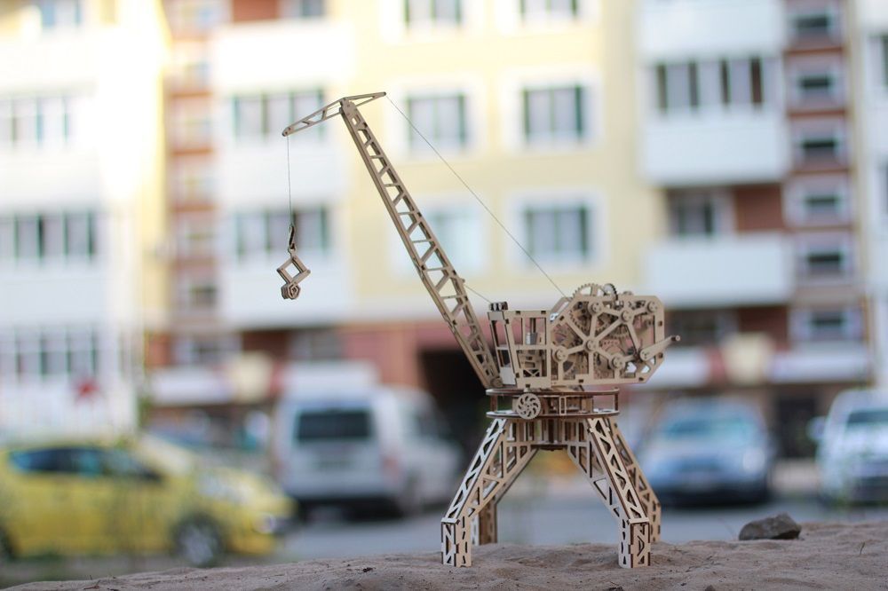 Puzzle mechaniczne 3D Dźwig Puzzle mechaniczne 3D Dźwig