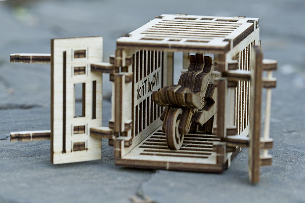 Puzzle mechaniczne 3D Dźwig Puzzle mechaniczne 3D Dźwig