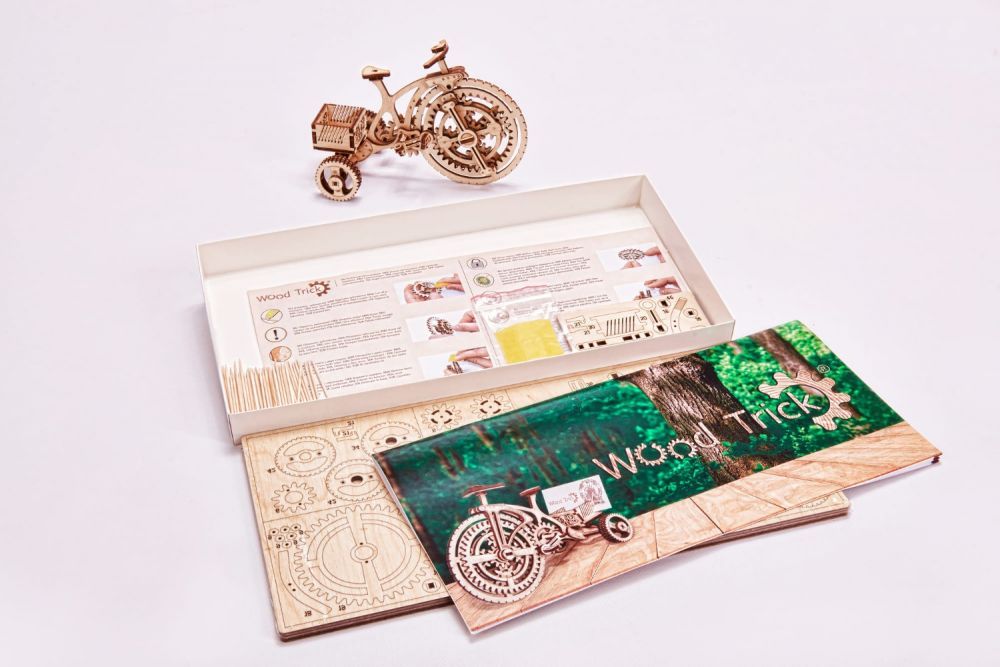 Puzzle mechaniczne 3D rower Puzzle mechaniczne 3D rower