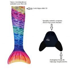 Syreni ogon Pirat monopłetwa