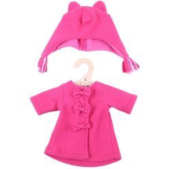 Ubranko dla lalki różowy płaszcz