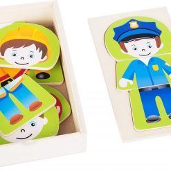 Układanka drewniana zawody – chłopiec