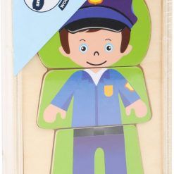 Układanka drewniana zawody – chłopiec