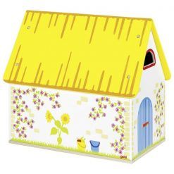 Wiejski domek dla lalek z mebelkami