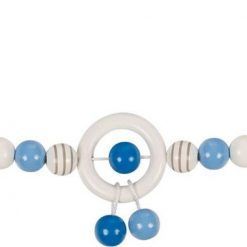 Zawieszka do wózka niebiesko-biała