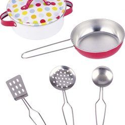 Zestaw kucharski dla dzieci – garnki i łyżki