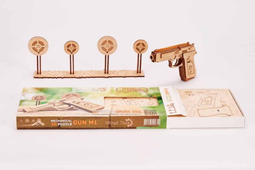 Puzzle mechaniczne strzelnica Puzzle mechaniczne strzelnica