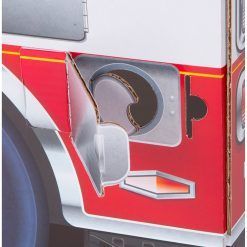 Wóz strażacki z kartonu