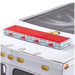 Wóz strażacki z kartonu