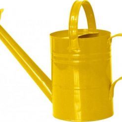 Metalowa konewka żółta