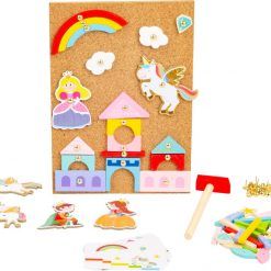 Przybijanka-wbijanka korkowa świat księżniczek