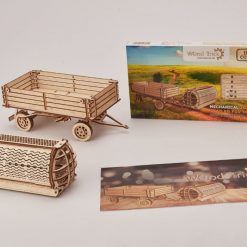 Przyczepa do traktora - puzzle mechaniczne 3D