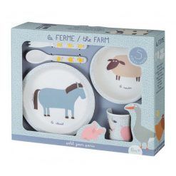 Zestaw naczyń i sztućców Farma