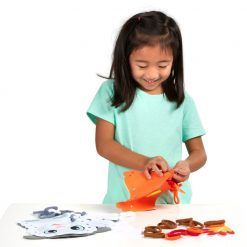 DIY Zwiąż to – pacynki farma