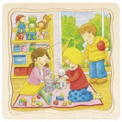 Układanka warstwowa Dzień z życia