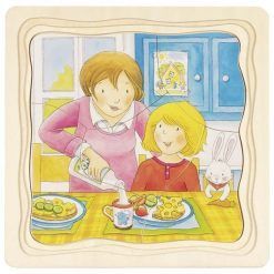 Układanka warstwowa Dzień z życia