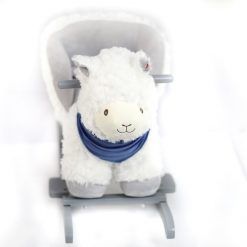 Bujak lama z fotelikiem na biegunach