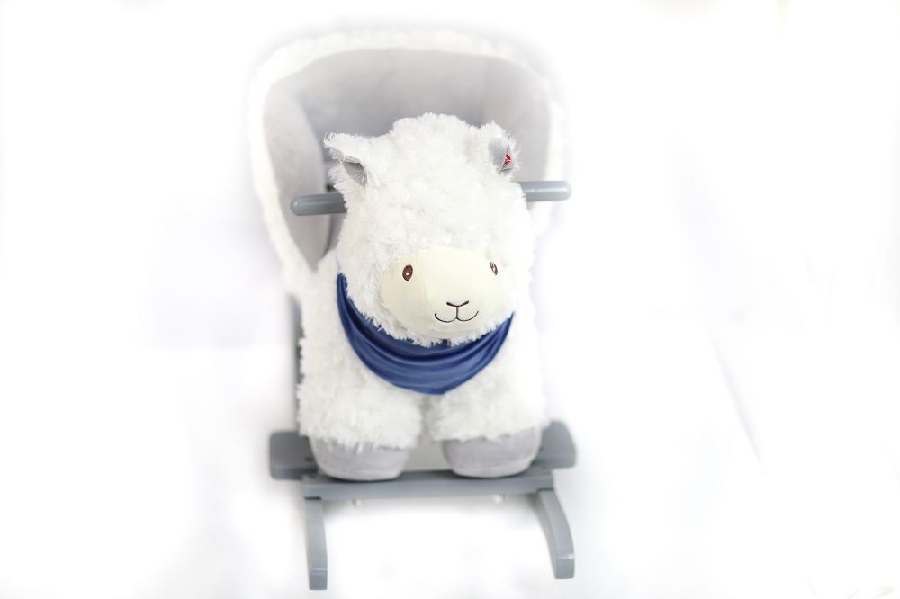 Bujak lama z fotelikiem na biegunach Bujak lama z fotelikiem na biegunach