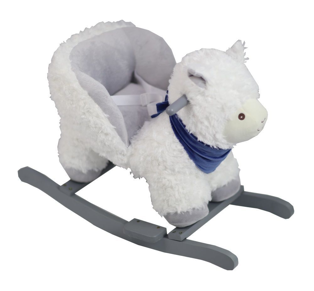 Bujak lama z fotelikiem na biegunach Bujak lama z fotelikiem na biegunach