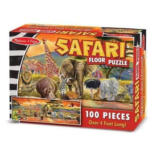 Puzzle podłogowe Safari 100 el.
