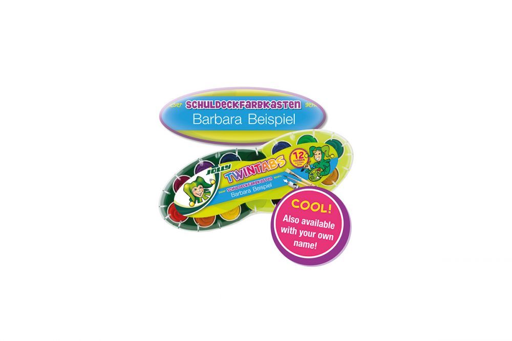 Farby z paletą do mieszania plus biała i pędzle Farby z paletą do mieszania plus biała i pędzle